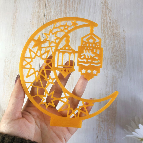 Moldes Temáticos Para Velas Con Base, Forma De Luna, Candela