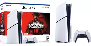 Playstation 5 Slim 1tb, Bundle Modern Warfare 3 Descargable Color Blanco