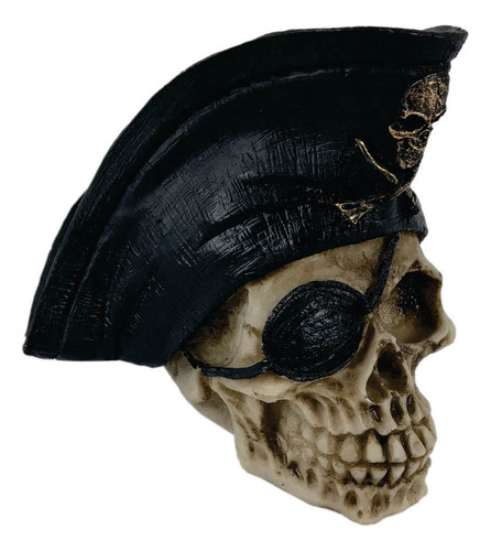 Crânio Caveira Capitão Chapéu De Pirata