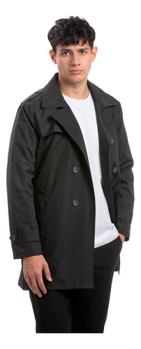 Piloto Quality Import Impermeable Trench Tapado Saco Hombre