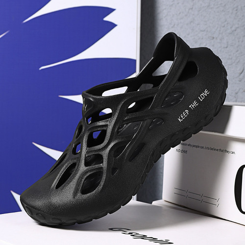 Sandalias Tipo Zueco De Playa Eva Para Hombre, Zapatos Casua
