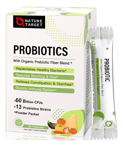 Nature Target Probiticos Para Mujeres Y Hombres Y Nios, Prob