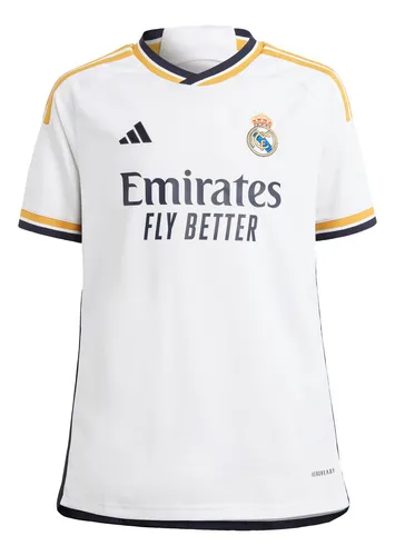 Camiseta Real Madrid Local 23/24 Hombre Blanca Adidas Hr3796