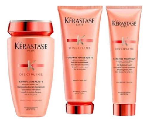 Envio Gratis Kerastase Discipline Fluidealiste Combo Kit 3un