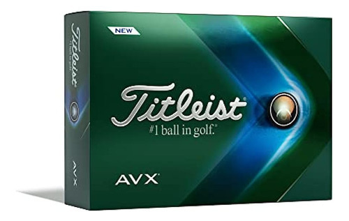 Bolas De Golf Titleist Avx, Blancas (una Docena)