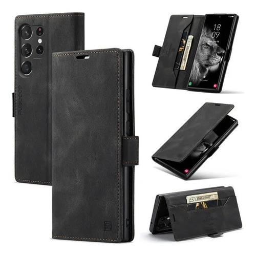 Funda Estuche Para Samsung Cuero Original Autospace