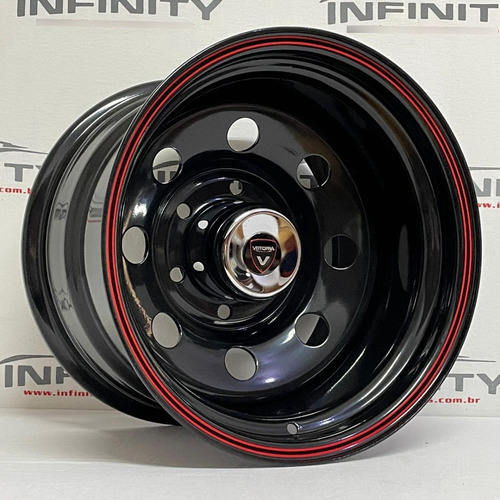 Imagem 2 de 5 de 4 Roda 15 Stone 6x139 Troller Toyota 15x10 Vittoria *