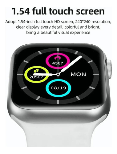 Versión Global Reloj Inteligente T500 Plus 1.54 Ips Full Tou