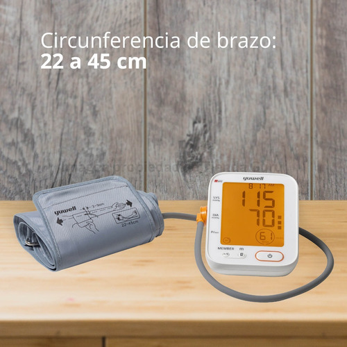 Tensiometro Maverick Yuwell Ye680b Digital De Brazo 99 Mem. Color Blanco