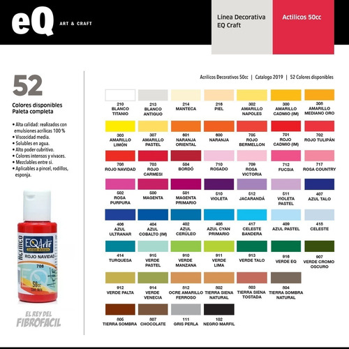 Imagen 4 de 6 de Promo Acrilicos Eq X 50 Cc X 5 Unidades