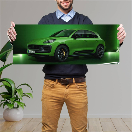 Cuadro 30x80cm Auto 2021 Porsche Macan Gts Auto 475