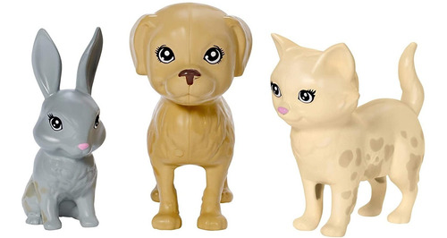Barbie Play N Wash Pets - Juego De Mascotas Con Muñeca Rub