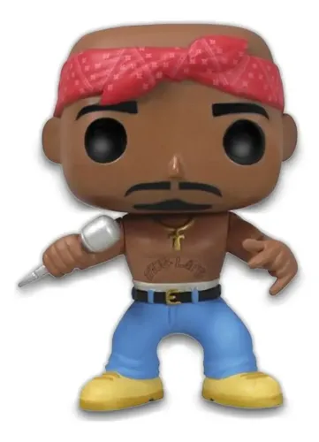 funko Figura De Tupac Shakur Nº 19! O Rei Do Rap Na Sua