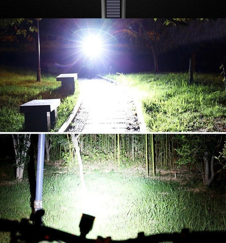 Imagen 3 de 10 de Luz Led Solar Recargable Para Bicicleta Con Bocina Stgo.