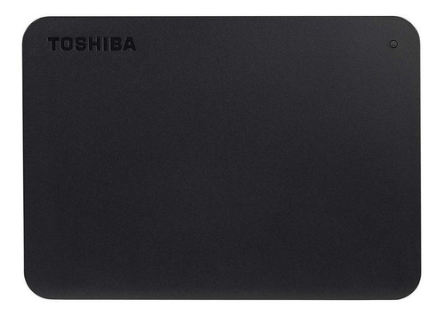 Imagen 1 de 4 de Disco duro externo Toshiba Canvio Basics HDTB420XK3AA 2TB negro