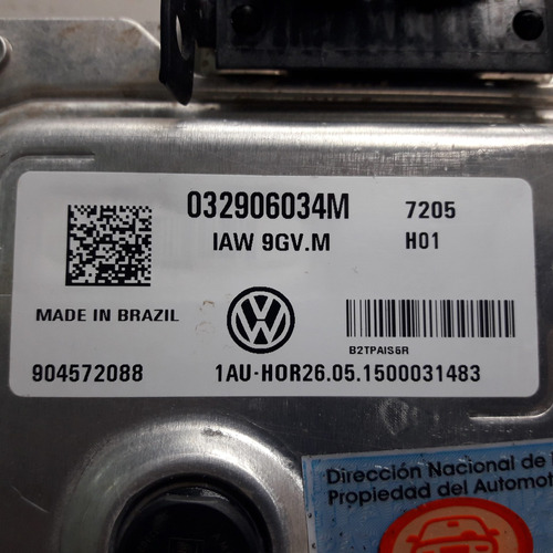 Ecu Volkswagen Gol 1.6 8v N Cfz 2015