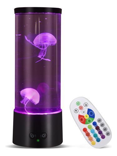 Lámpara Medusa Led Decorativa Control Remoto 16 Colores Para