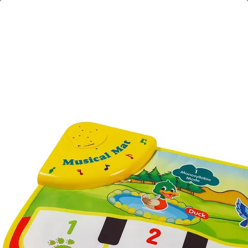 Tapetinho Piano Infantil Bebê Musical Fazendinha Colorido