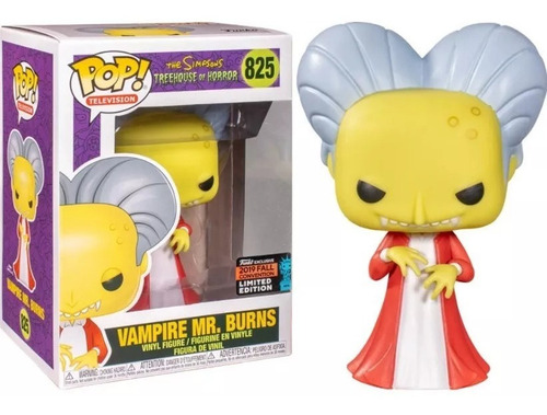 Funko Pop  825 Vampire Mr Burns Dracula Simpsons Terror 