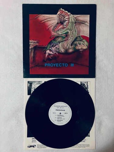 Avanzada Metalica Proyecto 3 Lp Vinyl Vinilo Edi Mexico 1989