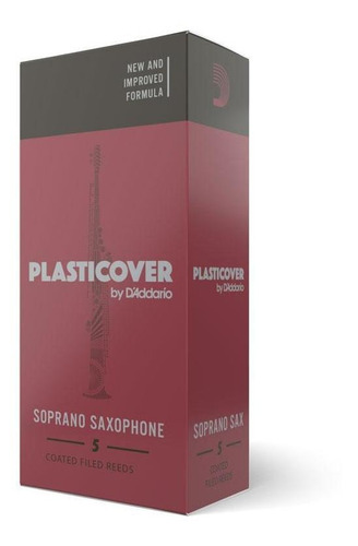 Palheta Sax Soprano 3.5 (5 Unidades) D'addario Plasticover