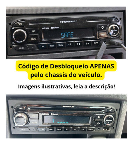 Código Senha Code Rádio Montana Gm Rapido Chevrolet