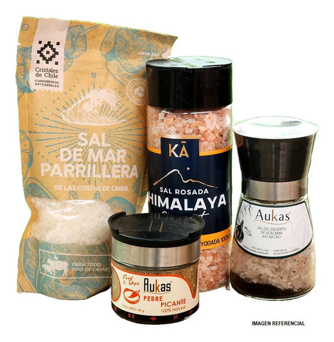 Imagen 1 de 4 de Sal De Mar Y Aliños Mix Parrillero Premium 1