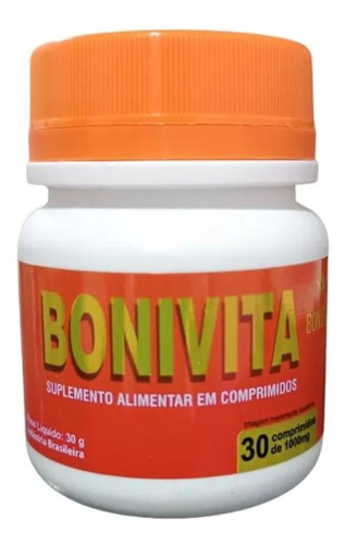 Suplemento Bonivita saúde natural 30 capsulas sabor neutro ajuda no suporte do sistema inmunológico.