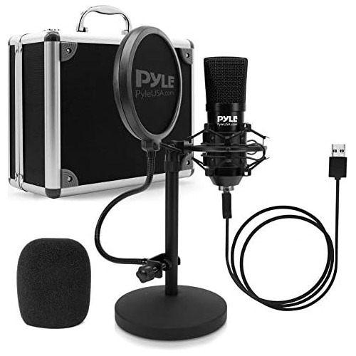 Kit De Grabación Con Micrófono Usb Pyle-pro Pdmikt120