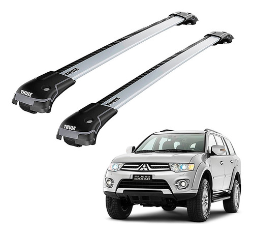 Rack De Teto Mitsubishi Pajero Dakar Thule Edge