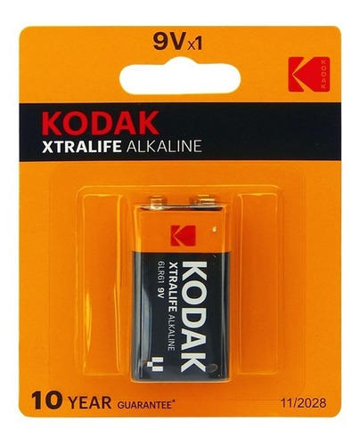 Bateria 9v Kodak Alcalina Xtralife / Tecnocenter