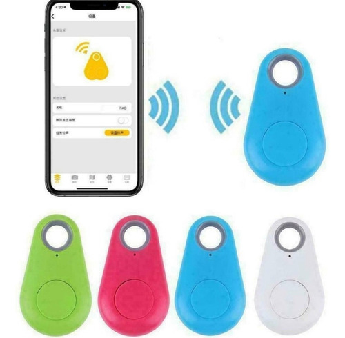 Localizador Rastreador Bluetooth Selfie Llaves Celular Gps Color Blanco