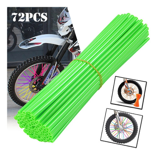 Popotes Cubre Rayos Motocross Spokes Bicicleta De Llantas