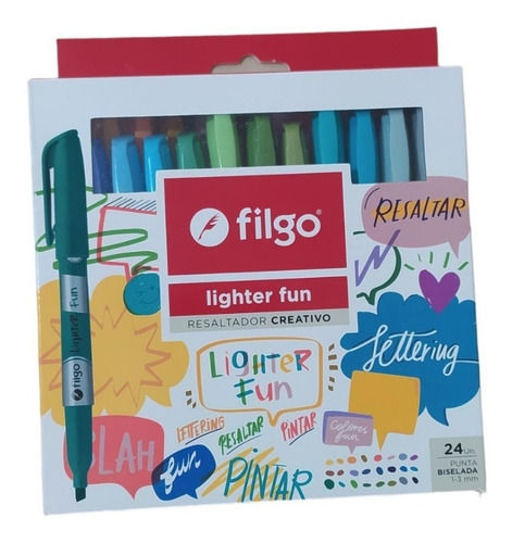 Resaltadores Filgo Lighter Fun Caja X 24