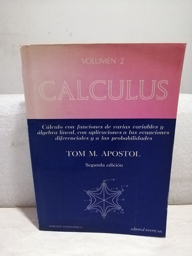 Libro. Calculus. Tomo 2.tom Apostol (Usado)