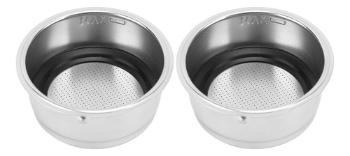 51mm 2 Cups Portafilter Filter Basket Stainless Steel