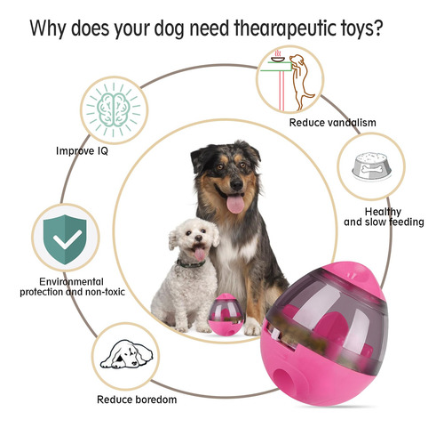 Vaso De Juguete Para Mascotas Marca No Especificada Modelo N Rosa
