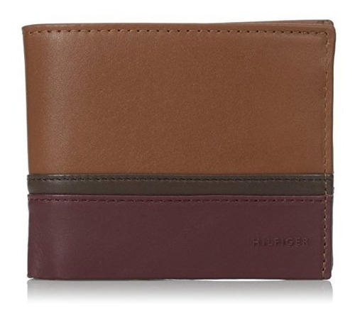 Tommy Hilfiger Hombres Nelson Doble Billfold, Lleaw