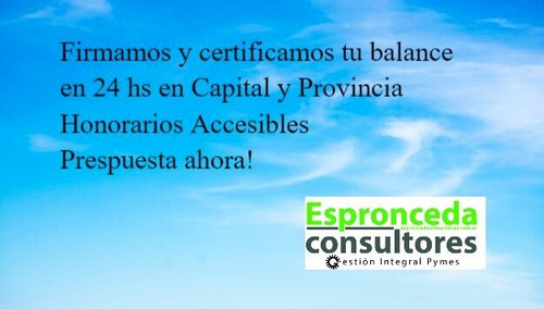 Estudio Contable Zona Oste - Capital Honorarios Razonables