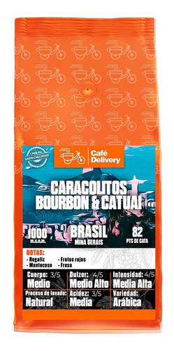 Café Brasil Caracolitos 1/2kg En Grano O Molido