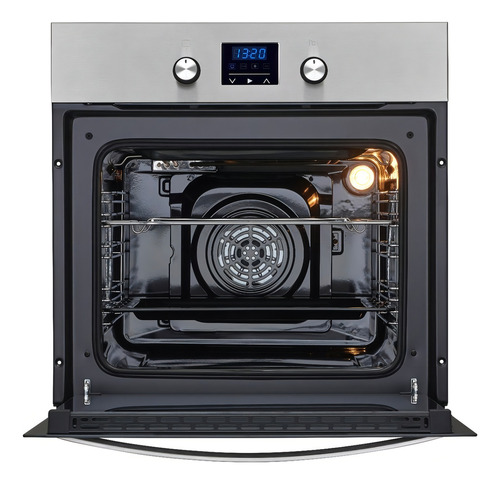 Combo Horno Electrico Empotrable Borgen 220 V 3400w + Anafe Electrico Empotrable Vitroceramico Borgen 4 Hornallas