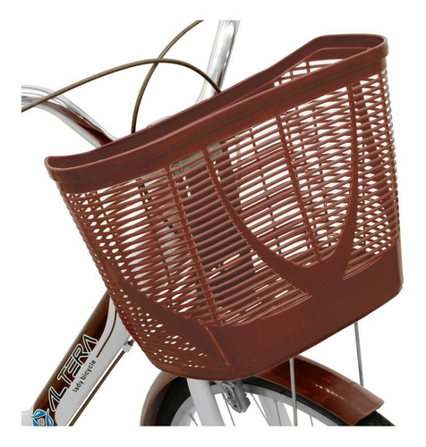 Imagen 3 de 4 de Bicicleta urbana Altera BA RBIKE-002 2019 R26 M 1v freno caliper color café con pie de apoyo