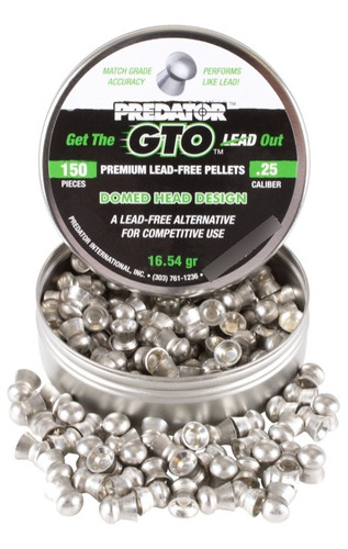 Predator Gto 6.35mm, 16.54 Grains, Domed, Lead-free Xtrchwp