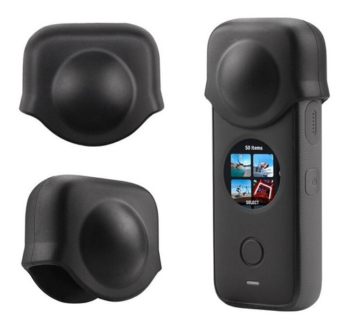 Imagem 2 de 7 de Capinha De Lente P/ Câmera Insta360 One X2 Silicone