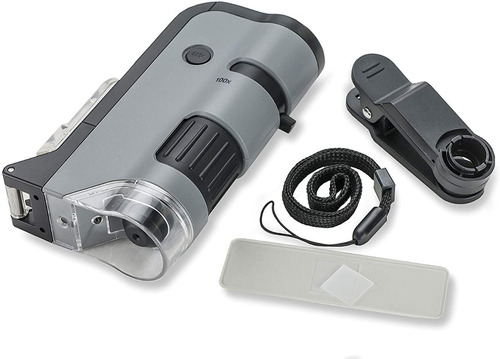 Microscopio De Bolsillo Carson Microflip 100 X 250