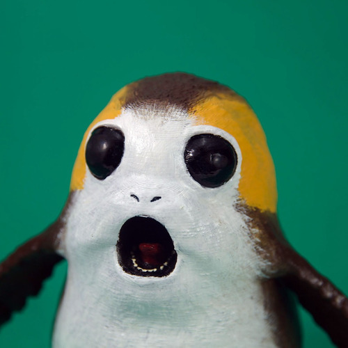 Boneco Porg Gritando 10,5cm - Starwars Os Últimos Jedi
