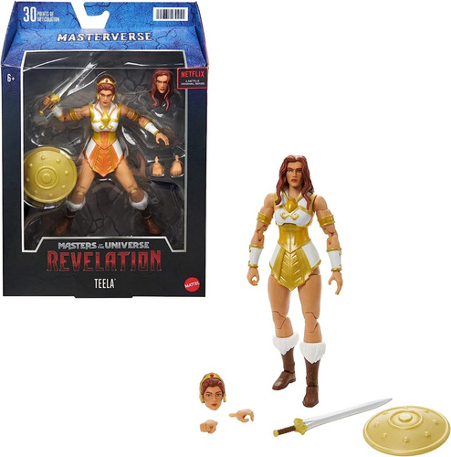 Masters Of The Universe Figura Articulada Teela Hdr44 Mattel