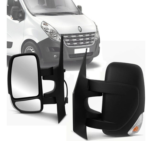 Retrovisor Renault Master 13 14 15 Com Pisca Elétrico