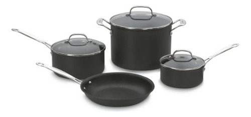 Kit De Utensilios De Cocina De 7 Piezas Anodizado Duro Clási