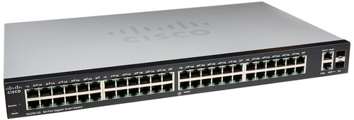 Switch Cisco 48 10/100 Slm248gt + 2 Sfp 1gb Capa 2 L2 Sf200